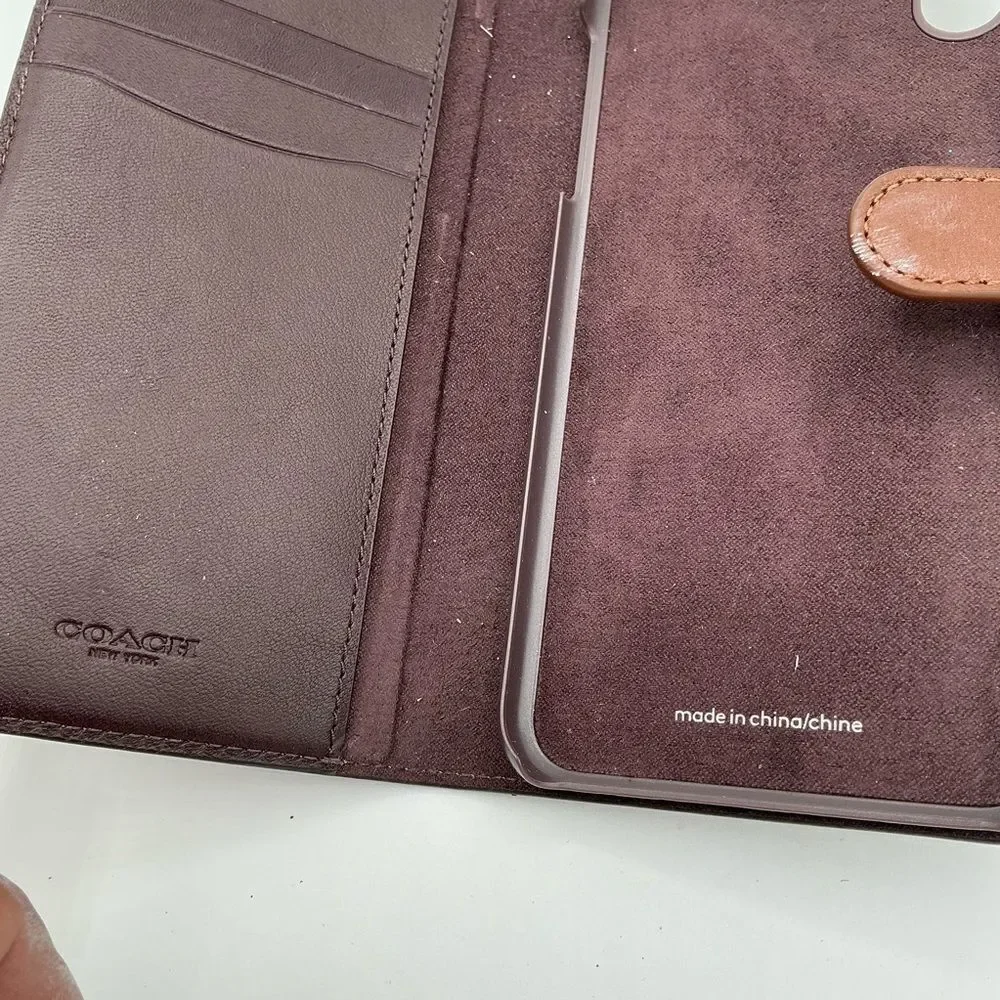Coach iPhone XR Brown Designer Phone Case